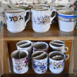 P12. Victorian mustache cups.